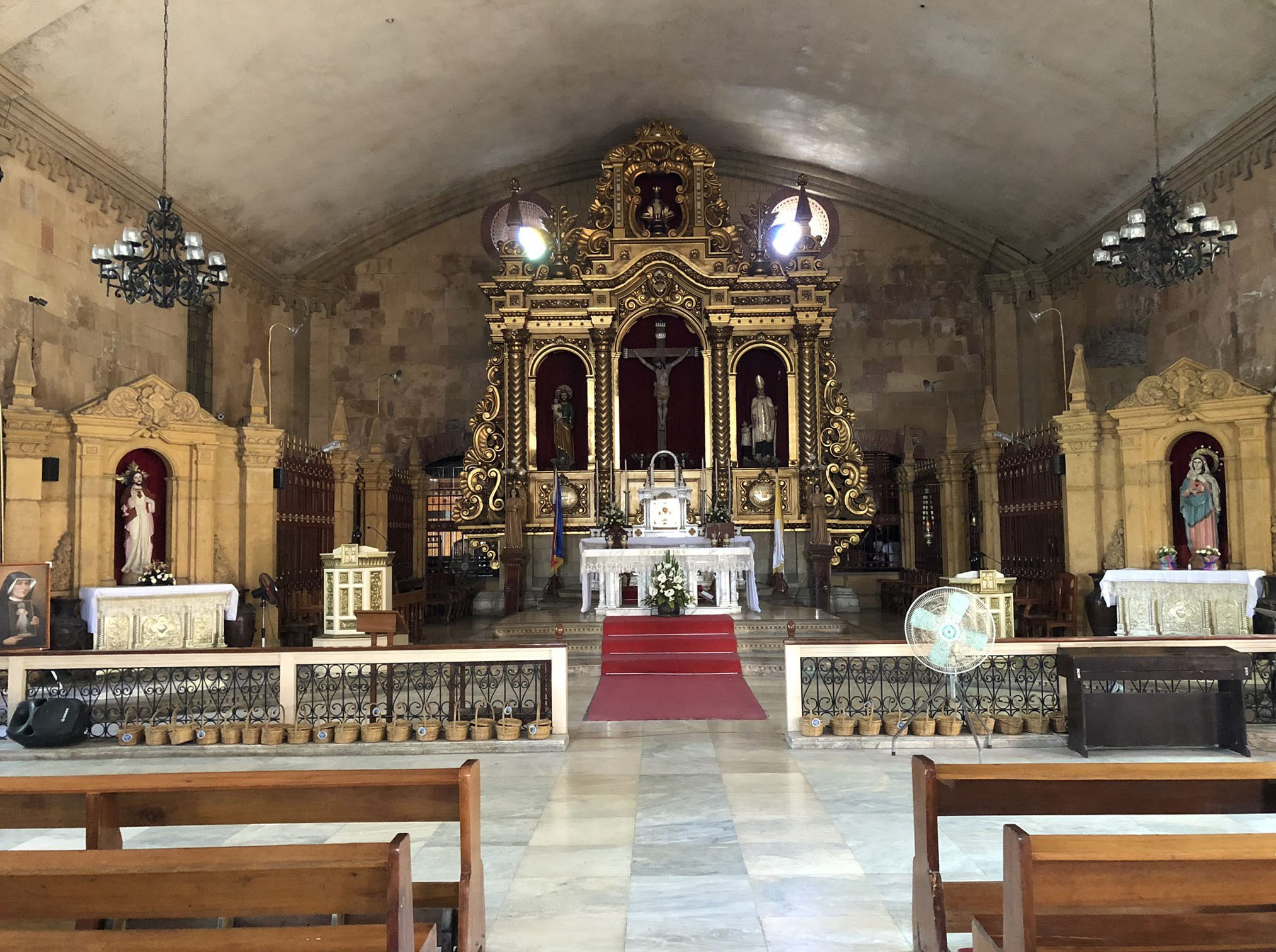Inside Miag-ao Church